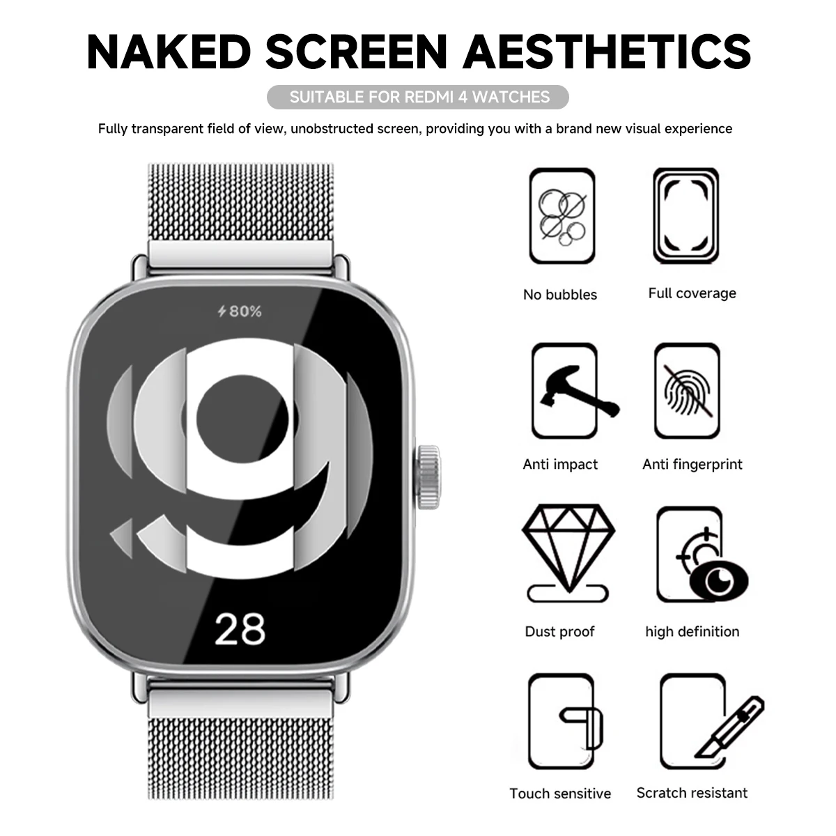 Protecteur d'écran de montre i - Smartwatch Screen Film avis et prix