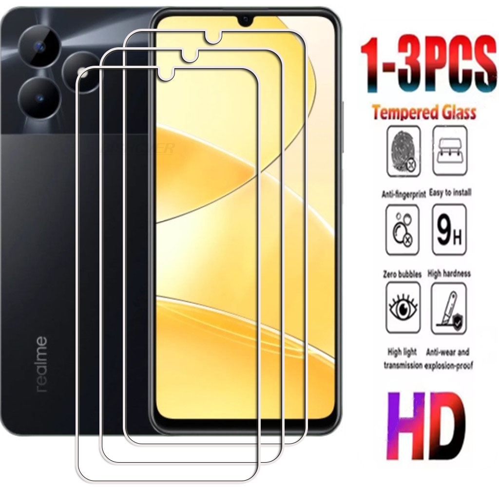 1-3 pièces de verre trempé 9H  - Realme Note 50 avis et prix